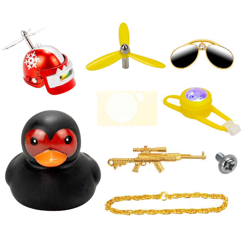 Cycling Lights Bicycle Lights Duck with Helmet Small Broken Wind Yellow Duck Road Bike Motor Helmet Riding Bicycle Accessories