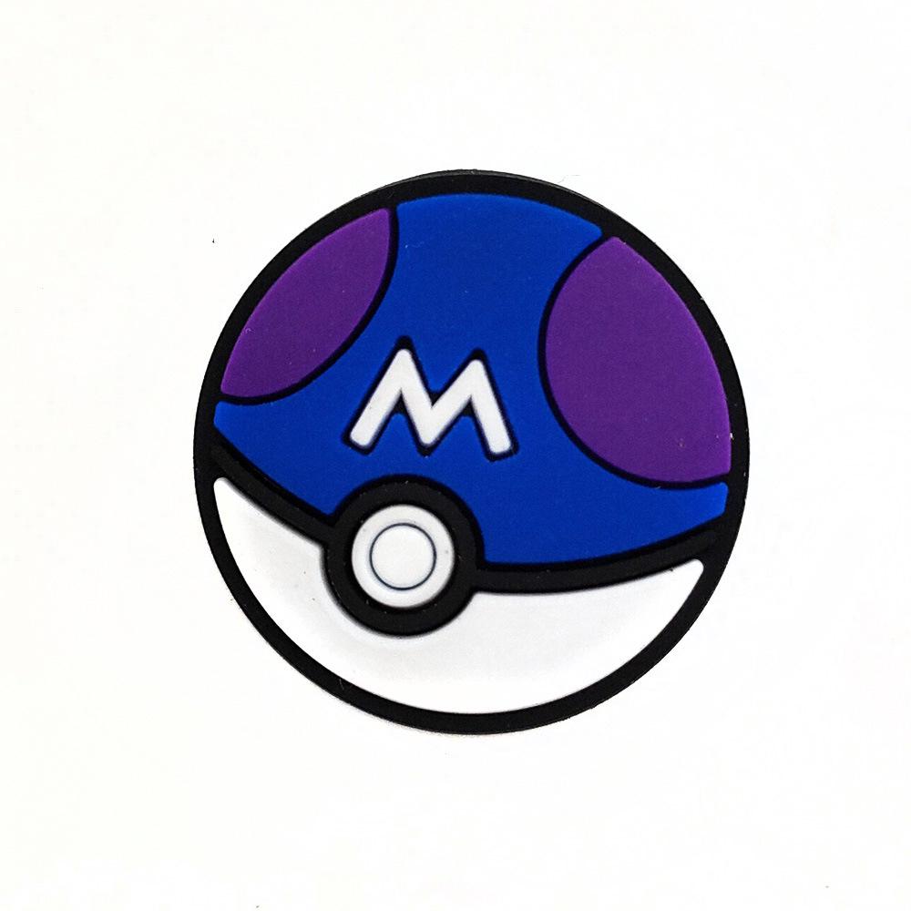 Cartoon Pokemon Pikachu Clogs mit Blumenschnallen - Weiche Gummi-Schuhaccessoires