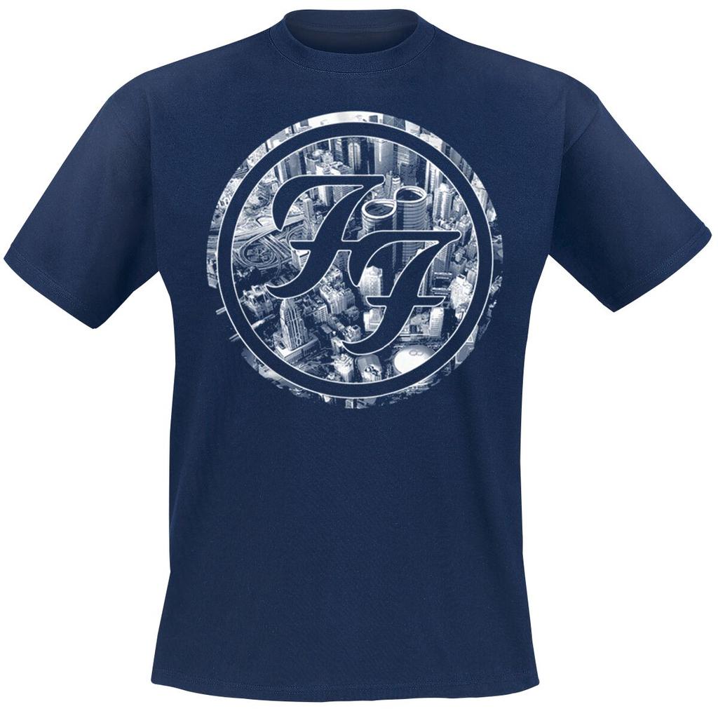 Hot Foo Fighters Cotton Band Shirt Unisex Summer Short Sleeve Fashion Brand Tee Luxury Casual Vintage