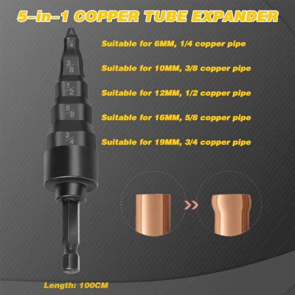Steel Copper Air Pipe Expander Electrical Tool Pipe Head Expander Professional Expanding Tool