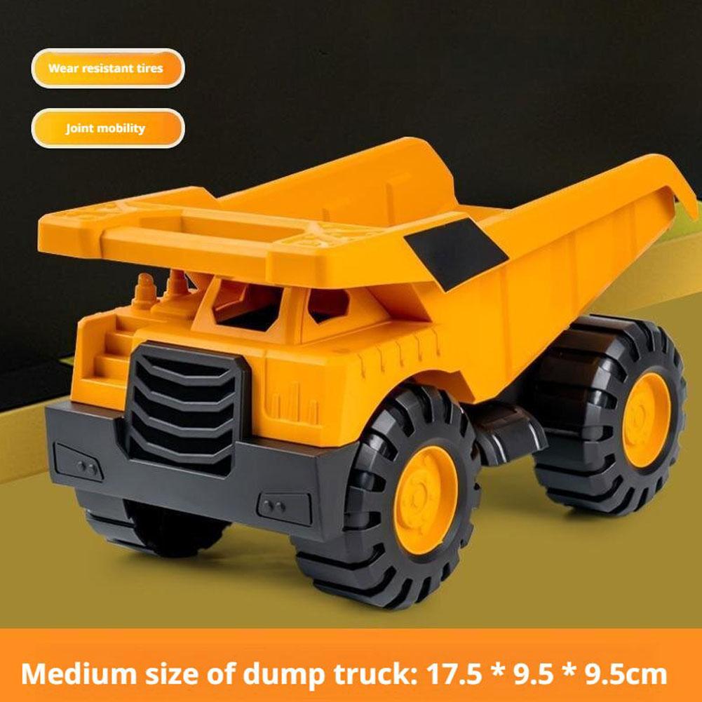 Excavator Truck Toy Model Engineering Vehicle for Toddlers Early Education Construction Vehicles Boys Gift