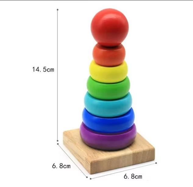 Kid Montessori Educational Multiple Geometric Shape Color Sorter Puzzle Wooden Board Puzzle Game Toys for Children Baby Gifts