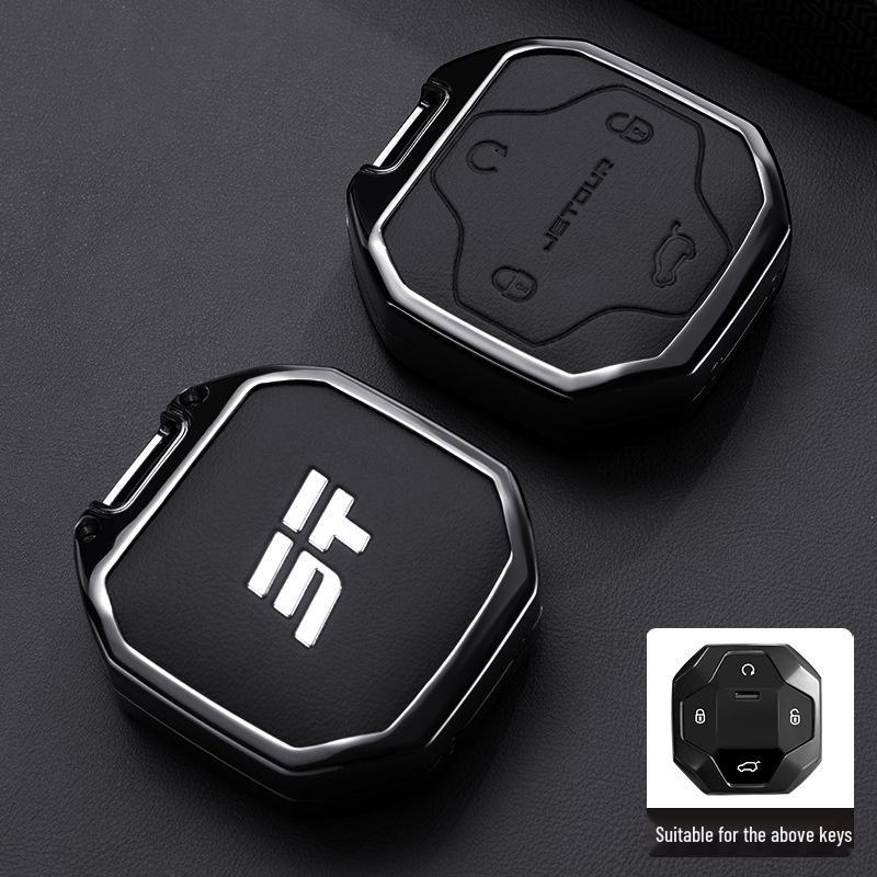 Jetour Traveler & Chery Shan Hai T2 Key Shell: 25 Compatible Models, Full Metal Coverage & Buckle.