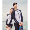 Mens Rash Guard Set UV Protection Long Sleeve Swimwear Surfing Snorkeling Diving Outdoor Water Sports
