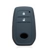 Guscio Porta Copri Chiave Auto in Silicone Morbido Per Toyota Hilux 2021 Revo Yaris RAV4 2015 Auris 2013 Innova Portachiavi Telecomando 2 Pulsanti