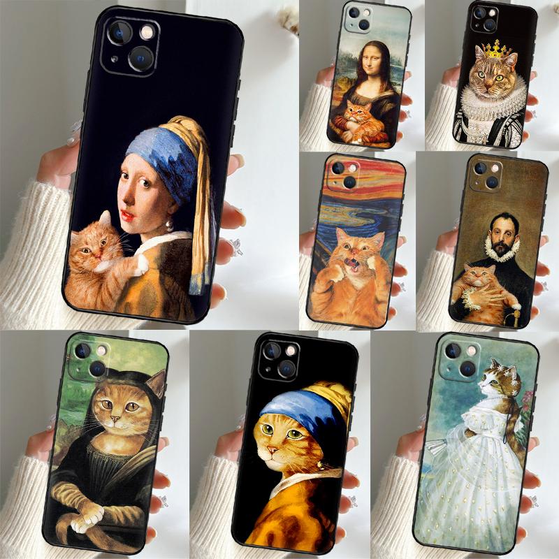 Renaissance Cats Rich Art Case For Honor Magic 7 Lite 5 6 8 Pro Honor 400 200 X9c X9b X9a X8b X8a X8c 50 70 90 Cover