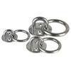 304 Stainless Steel Pad Eye Plate Staple Ring U-Shaped Sail Shade Hardware - For Wall Ceiling Hammock Hooks Hanger