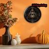 Vintage All Seeing Eye Metal Sign 8x8 Inch Handmade Aluminum Plaque for Home Office Wall Decor