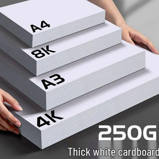Thick A4 White Cardstock for Art Painting and Marker Use