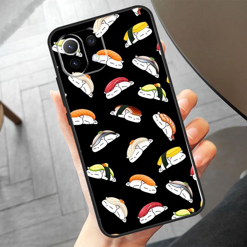 Food Sushi Case For Xiaomi 15 Ultra 13 14 Pro 11T 12T 13T 14T Pro POCO F7 F5 F6 X3 X5 X6 X7 Pro Cover