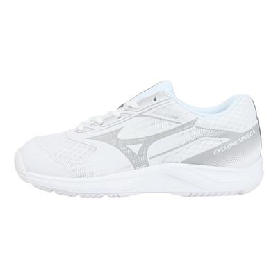 Cyclone Speed 5 Bequeme Rutschfeste Langlebige Low-Top Trainingsschuhe Unisex Sneaker Weiß Grau V1GA258052