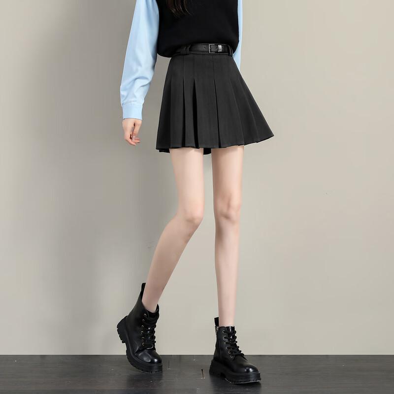 

TERRE BLEUE Petite Pleated A-Line Skirt XL