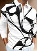 Essential long-sleeve polo, stylish and versatile wear.