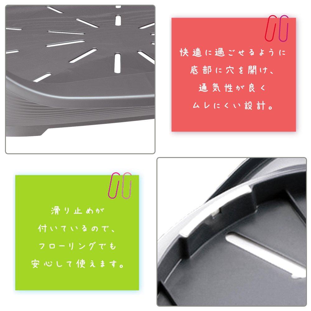 Farplast SIESTA DX 4 Omyvatelný pelíšek pro psy a kočky Plastový domeček tmavě šedý