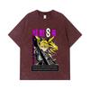 275 GSM Washed T-shirts 100% Cotton Kaiju No 8 V14 Kikoru Print Unisex Heavy Cotton T Shirt