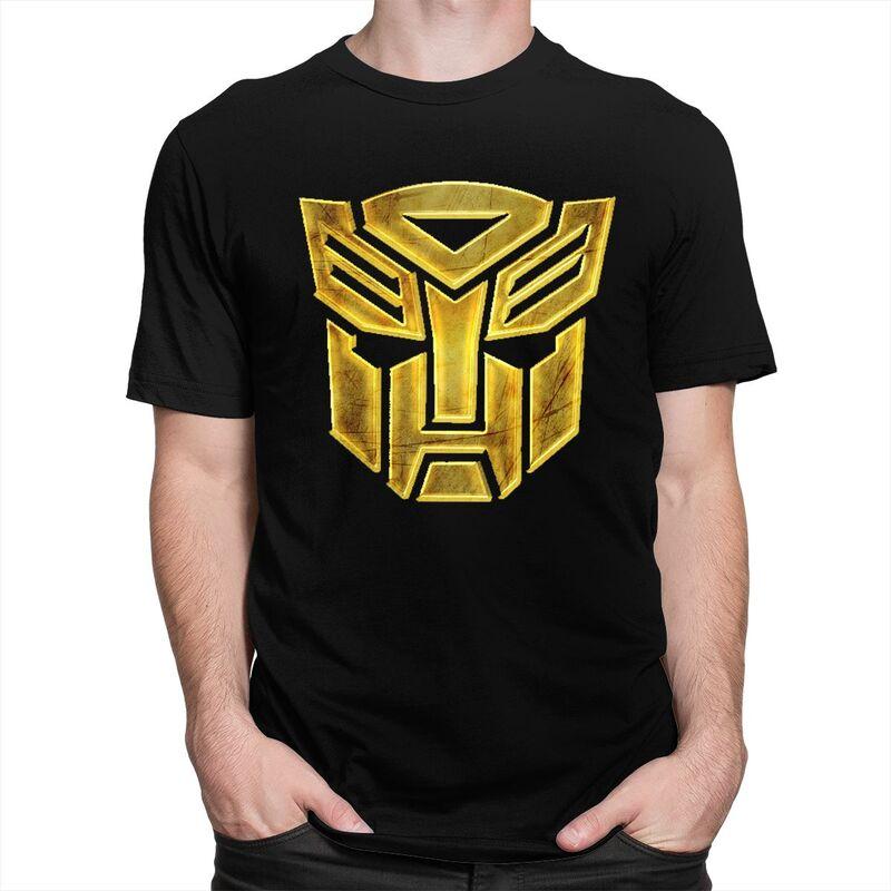 Individuelles Mode Cartoon Autobot Transformers Auto T-Shirt Herren Kurzarm T-Shirt Streetwear Tee Slim Fit T-Shirts Geschenk