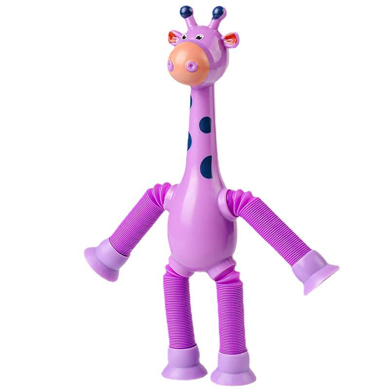 Versatile Telescopic Giraffe Suction Cup Toy – Creative Decompression Toy