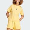 New Adidas T Shirt Women's Yellow IS3932