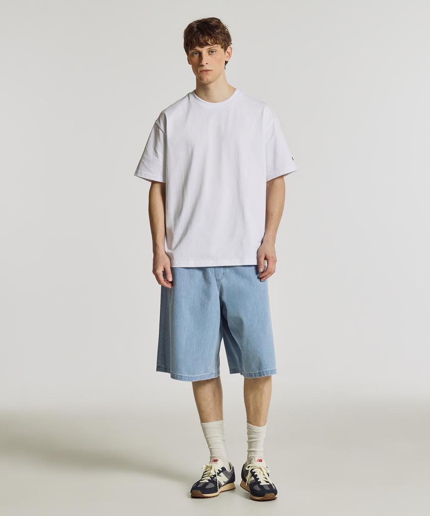 Nyuballanseu Nbneg21443 / Uni Essential Signature Short Sleeve T-Shirt (White)