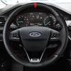 DIY Car Steering Wheel Cover 100% Fit For Ford Focus 4   Fiesta 17-19 Tourneo 2018  New Focus Car Accessories