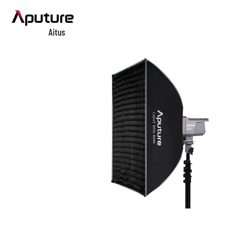Aputure amaran 200x S Bi-Color LED Video Light 6090 Square Softbox + Light Stand Kit
