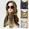 Printed Large Square Scarf Paisley Female Shawl Wrap Fashion Silk Scarves  Summer Accessories