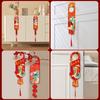 Blessing Words Snake Year Doorknob Pendant Lucky Character Decoration  New Year's Supplies