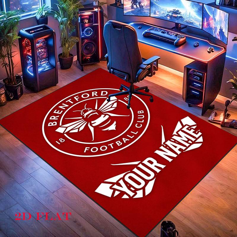 Custom Brentford Carpet Rug for Living Room Bedroom Home Sofa Decoration,Kids play Nonslip Floor Mat
