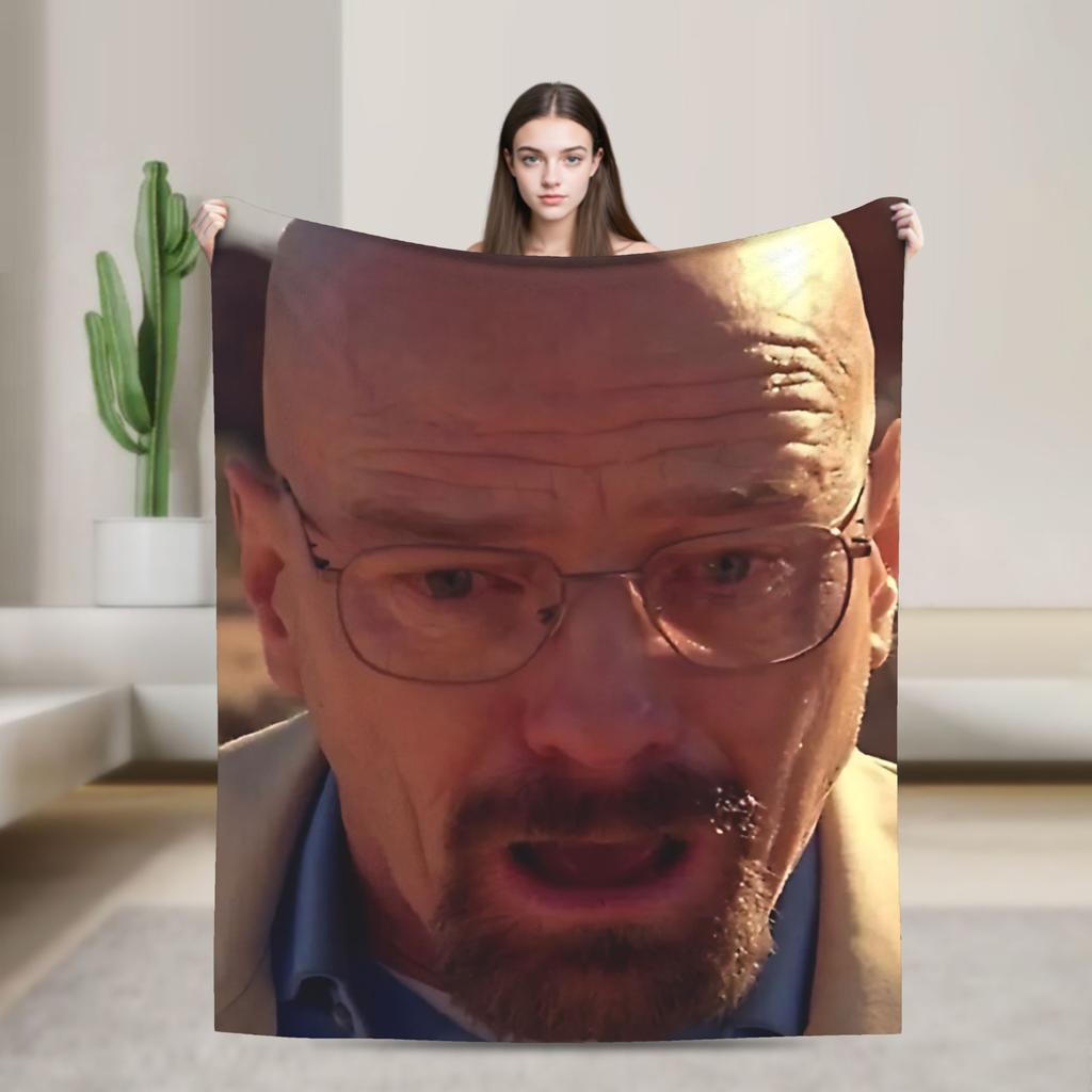 Heinsenberg Walter White Bb Blanket Warm Plush Throw Blanket For Couch Chair Sofa Bed Decorative Flannel Bedspread Bed Cover