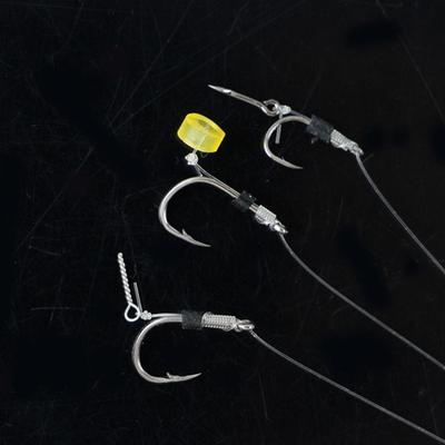 Pack of 8 Pre Tied Fishing Rigs Barbed Hook Method Feeder Rigs for Lake River Fishing Trip Fishing Tackle Accessories