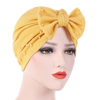 Odnímatelný aktivní čelenka s korálky Turban Hat