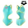 Arena Sports Women Swim One Big Logo Tech Bag One Piece Swimsuit Water Softgreen