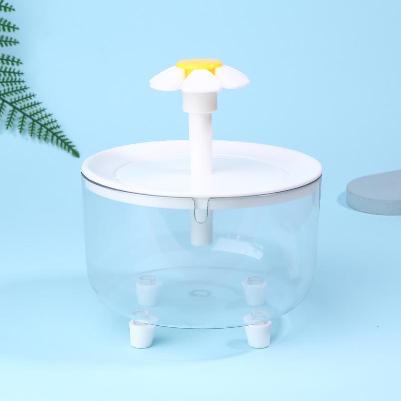 

Auto Circulating Pets Water Fountain Usb Electric Mute Cat Dog Drinker Bowl 1500Ml Recirculate Filtring Water Dispenser белый