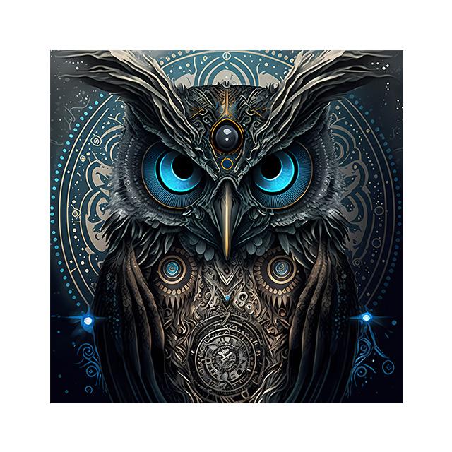 Animale fantezie abstracte Dragon negru Bufnita Vultur Leu Canvas Art Poster Prints Pictură Perete Cadou Living Poze Decorare