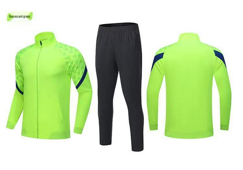 Unisex Casual Sportswear Set: Long Sleeve Zipper Jacket for Spring/Autumn Running & Training