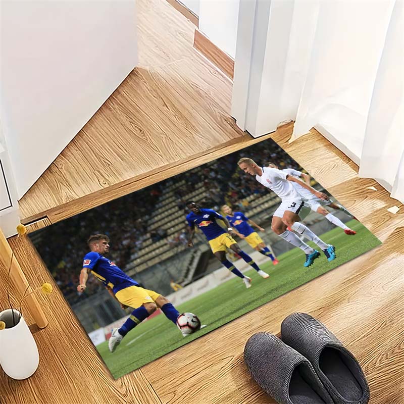 

RB Leipzig Football Team Doormat, Soccer Club Logo Non-Slip Floor Mat 40x60cm( 15x23in )