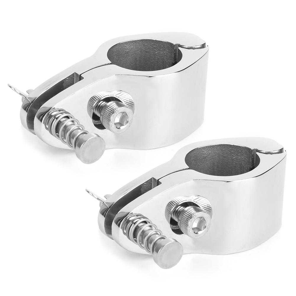 2pcs Top Hinged Jaw Slide Boat Pin &amp; Cam Clamp Marine Yachts Fitting Hardware(22MM )