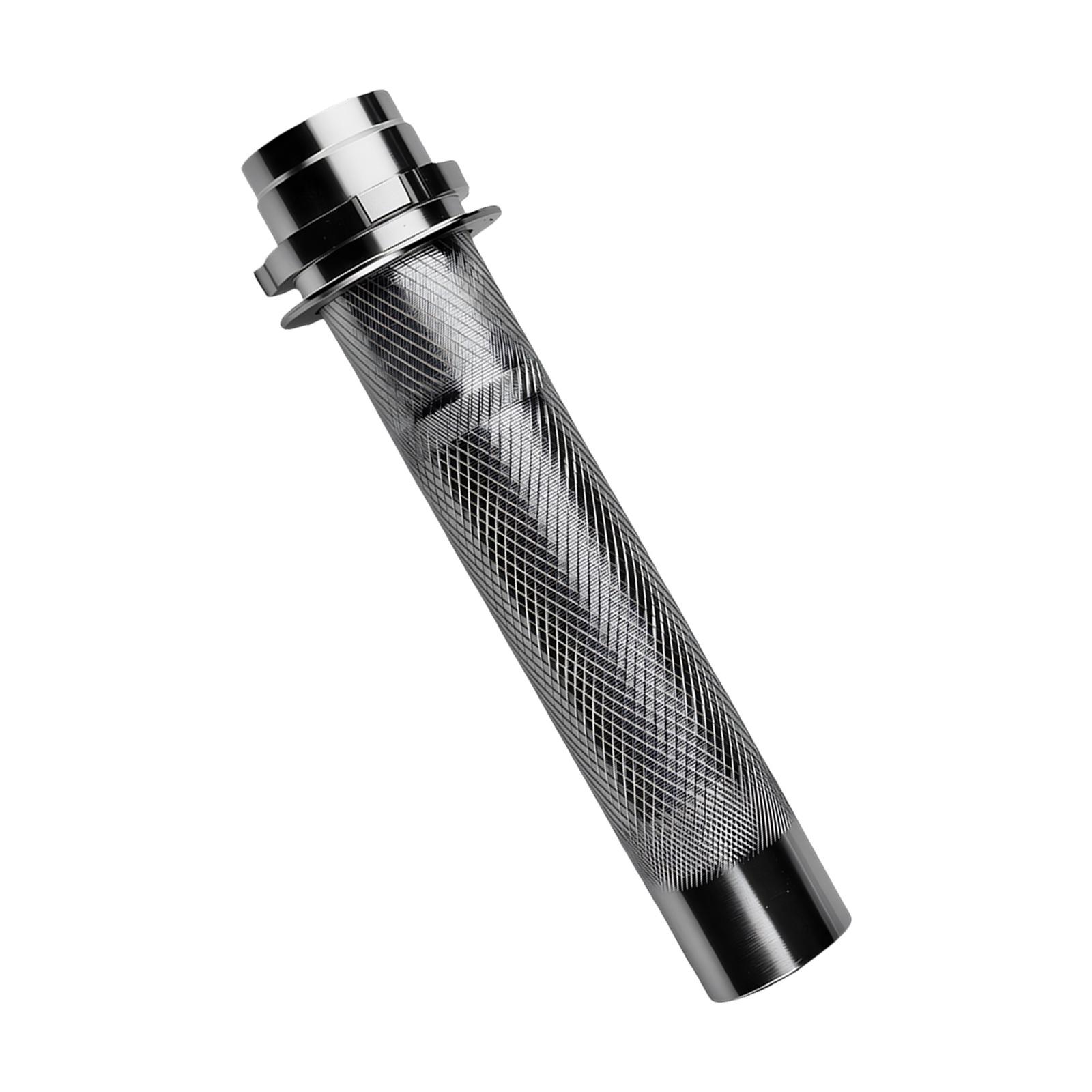Aluminum Motorcycle Throttle Grip with Ergonomic Design Handlebar Grip for Better Handling & Long Lasting Durability серебряный