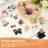 21 Pcs Cute Cat Magnetic Bookmark Cartoon Magnetic Bookmarks Set Funny Book Marker Clip Assorted Page Marker for Student Teacher