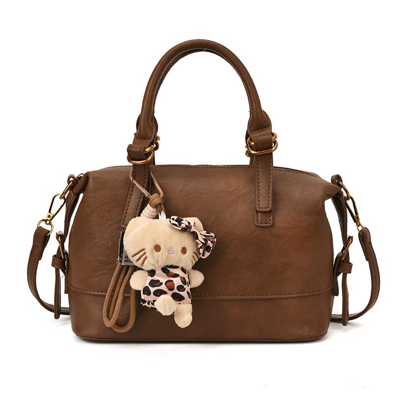 This Year, Popular Bags Are Women's 2025 New Trendy Handbags, Autumn and Winter High-end Retro Shoulder Messenger Pillow Bags.