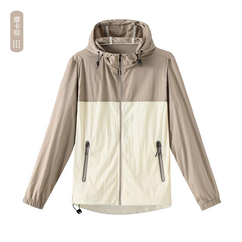 1011 New Sunscreen Clothing Thin Outdoor Ice Silk Sunscreen Clothing Men's and Women's Summer Couple Summer Work Clothes