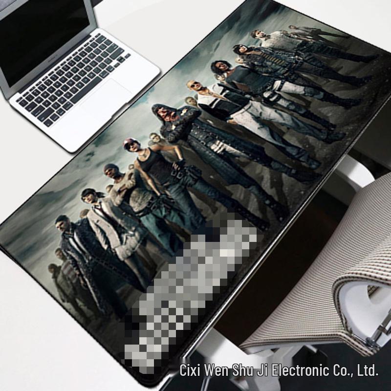 LOL Chicken Eating Gaming Mouse Pad with Shortcut Keys - Large Desk Pad for Office or Internet Cafe, Customizable Gift