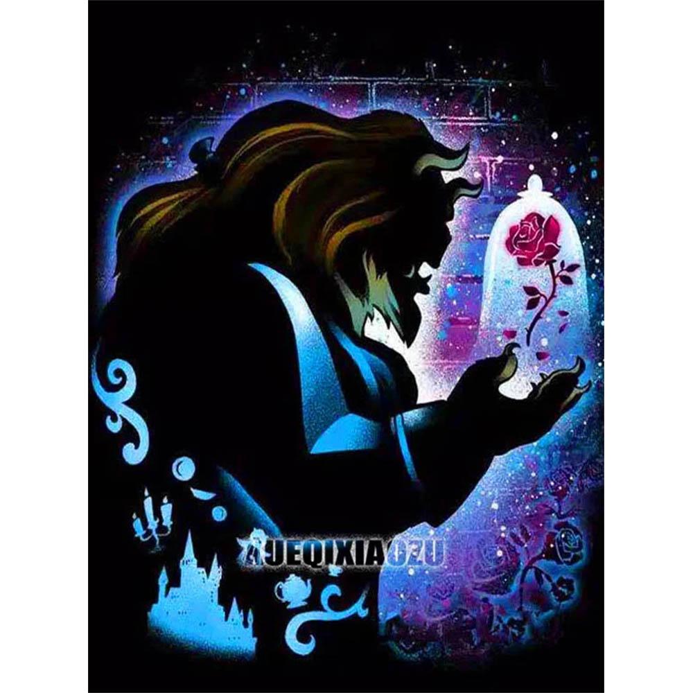 Stitch Diamond Painting Disney Prinzessin 5D DIY Vollrund_Quadrat Mosaik Stickerei Kinderzimmer Dekoration Handgemachtes Geschenk