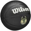 Wilson Team Tribute Milwaukee Bucks Mini Ball, Unisex black Basketball