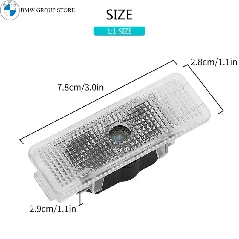 2/4PCS BMW Group Car Door projection lamp BMW E39 1999-2006x5x52e53 1995-2002528i 1998 Z8 Car Door Lighting Car Logo Accessories