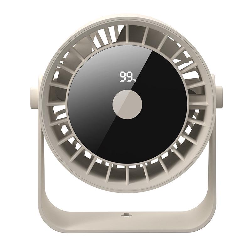

2025 USB Digital Display Desktop Air Circulator: 5-Speed High Power Wall-Mounted Oscillating Camping Fan 140*122*153MM