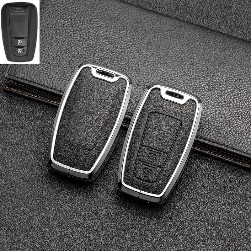 Full-Cover Metal Key Case for Toyota Corolla, RAV4, Rongfang, Wilanda, Levin, Camry