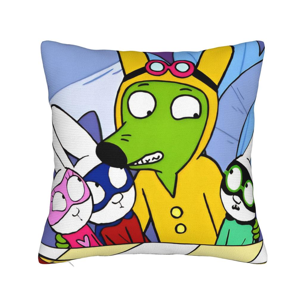 Simons Super Rabbit Ferdinand Square Pillow Cases Cushion Cover Awesome Zipper Decorative Pillowcase for Car x