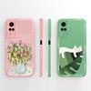 Per Vivo Y51 Y51A Y53S Y31 Y33 Custodia Squisita Cover Posteriore per Telefono Per Vivo Y 51(2020) Y 31 (2021) Cover Morbida in Silicone Liquido