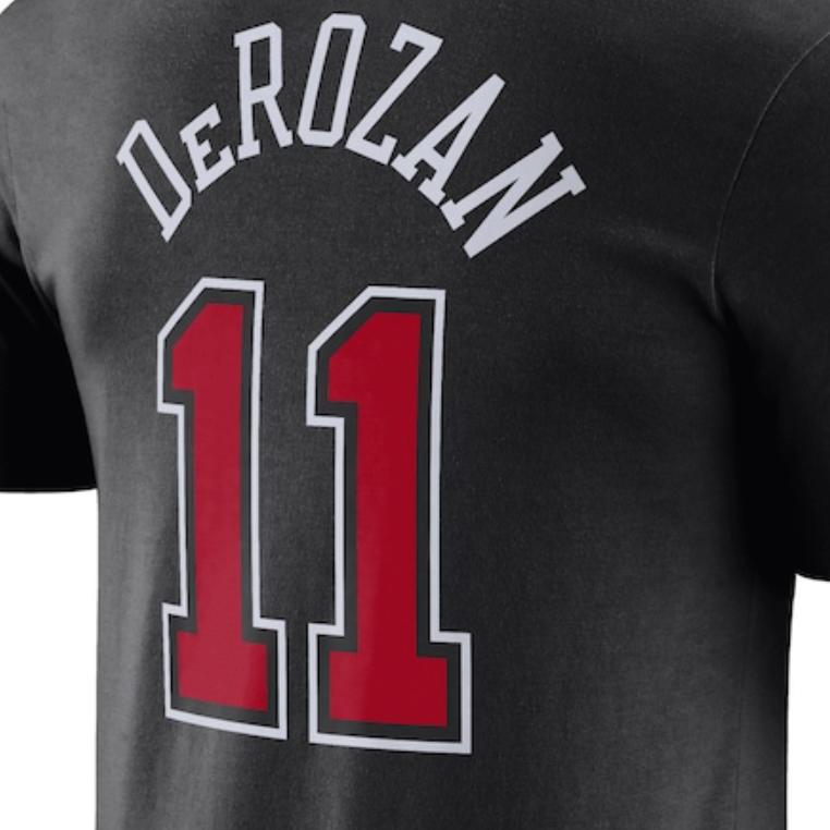 Jordan NBA Chicago Bulls Demar Derozan Satement T-shirt Black/Red/White Men Streetwear DV5765-016